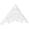 Ekena Millwork Pitch Athens Architectural Grade PVC Gable Pediment, 60"W x 27 1/2"H x 1"P (11/12) GPP060X028X100ATH - alternate 1